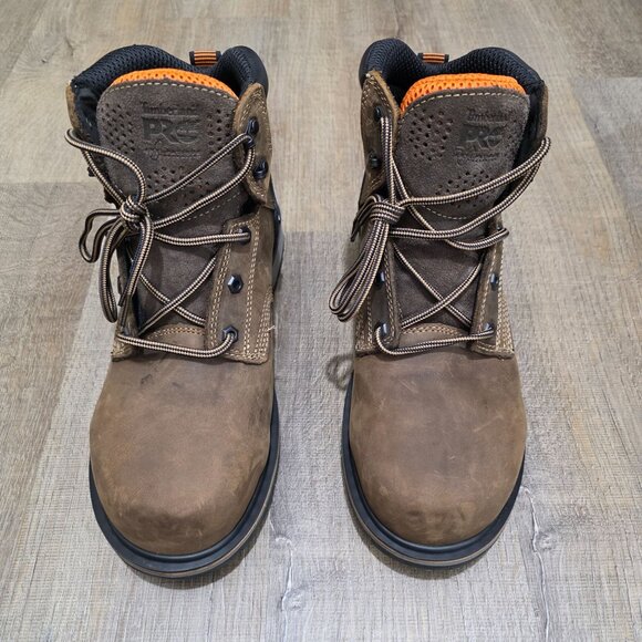 Timberland PRO Ballast 6" Men’s Work Boots 8.5M Brown A29HT Composite Toe Anti-F - Picture 4 of 14